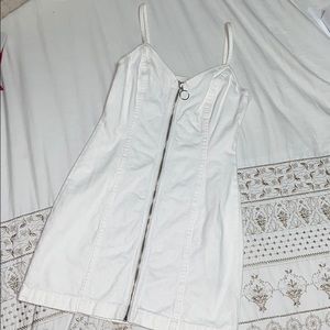 White denim dress
